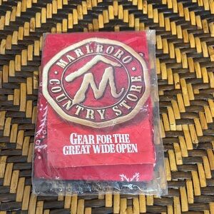 Vintage Marlboro Country Store Bandana New